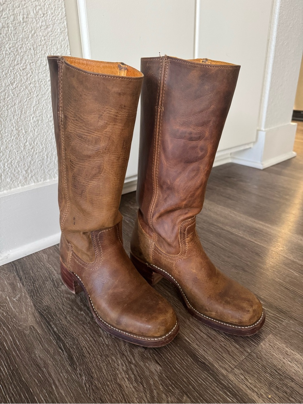 Frye Campus Boots 14L Dark Brown Size 7.5 PRICE FIRM - Picture 3 of 7